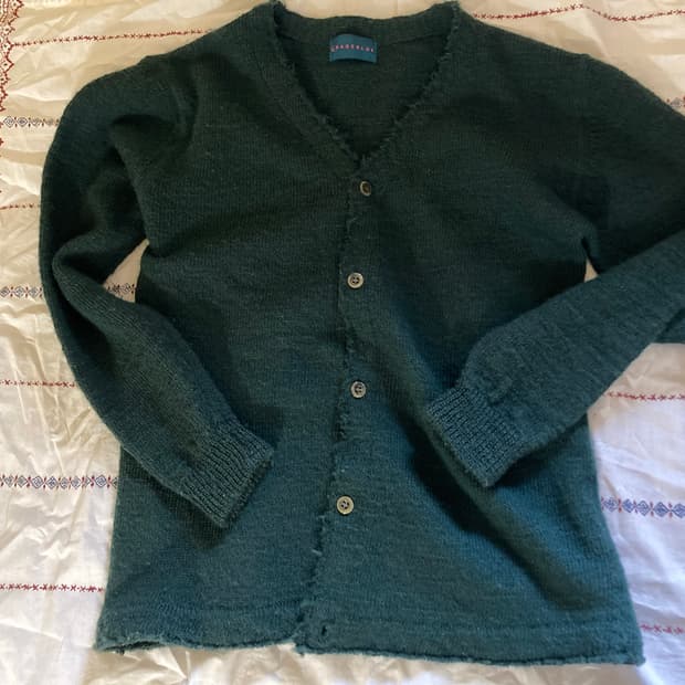 Rageblue 녹색 가디건