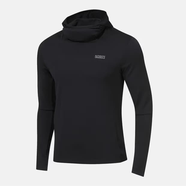 데상트 / 러닝 후드 바라클라바 풀오버