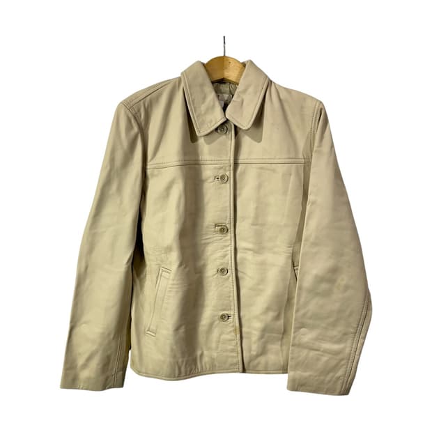 [J.Crew] 제이크루 크림 가죽자켓