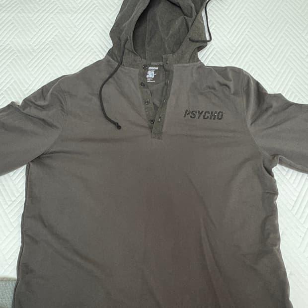 해칭룸 psycho 후디 차콜