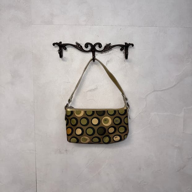 Esquire olive dot mini shoulder bag