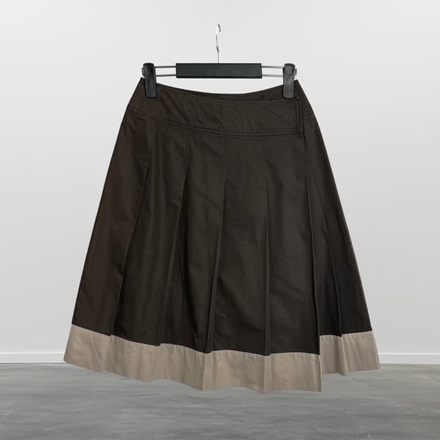 INE NOUIE 랩 스커트 