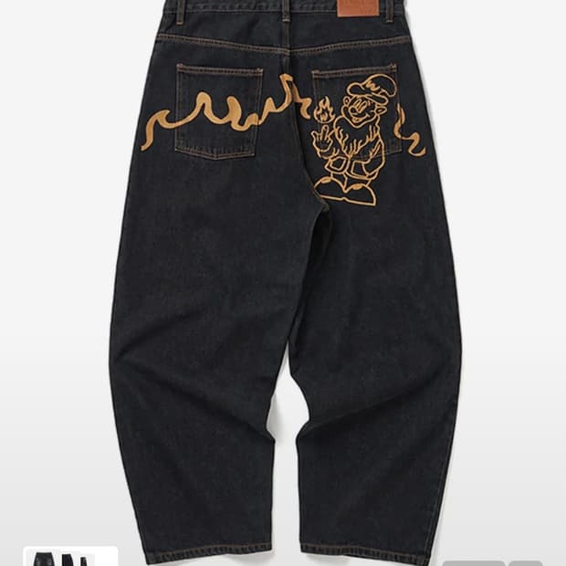 위캔더스 데님팬츠 M / DWARF DENIM PANTS (BLACK)