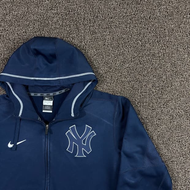 나이키 MLB 뉴욕 양키스 네이비 후드집업