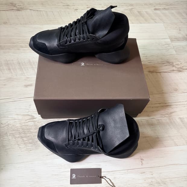 [US 6.5] 릭오웬스 아디다스 비셔스 러너 트리플 블랙