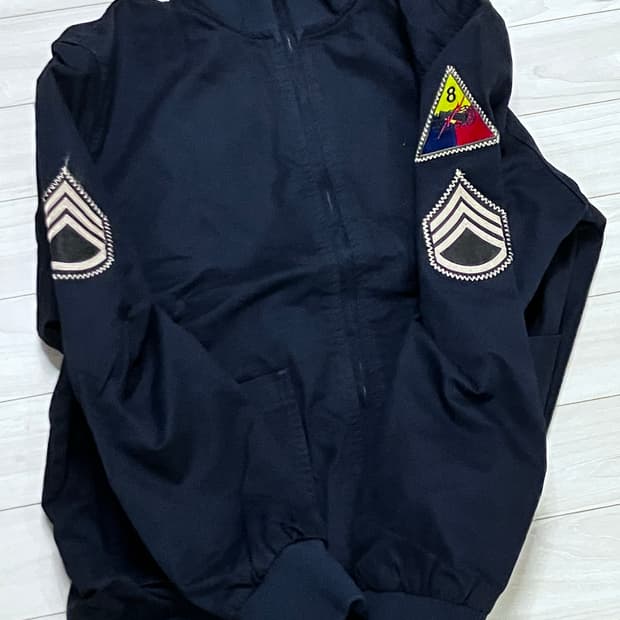 네이비 탱커자켓