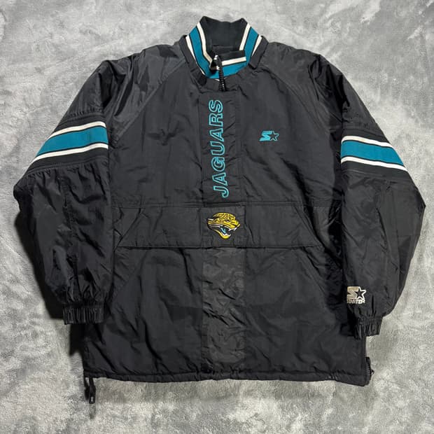 스타터 NFL 잭슨빌 재규어스 반집업 아노락