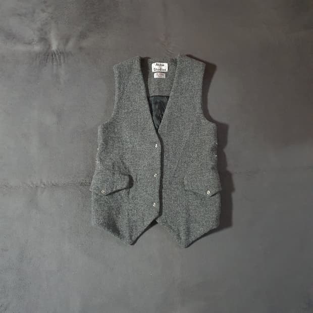아크네 해리스트위드 베스트 조끼 34 남여공용