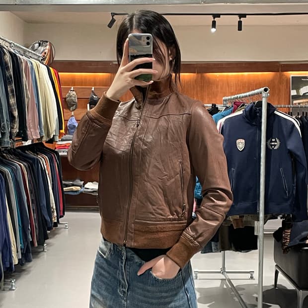 빈티지 레더 자켓  