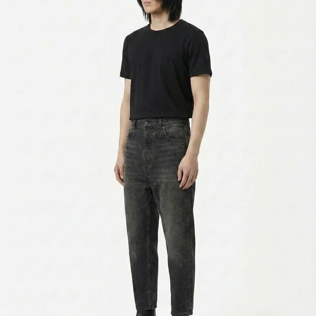 Rick owens 다크 쉐도우 블랙 데님 팬츠 26