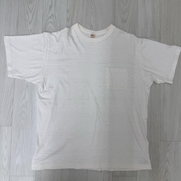 웨어하우스 Warehouse Lot 4601 포켓 반팔티 화이트 XL