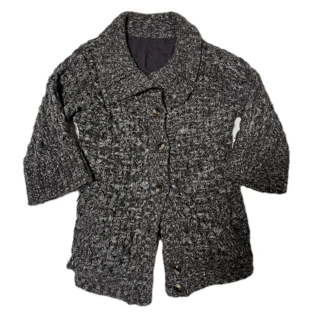 빈티지 Vintage Rustic Mocha Button Cardigan