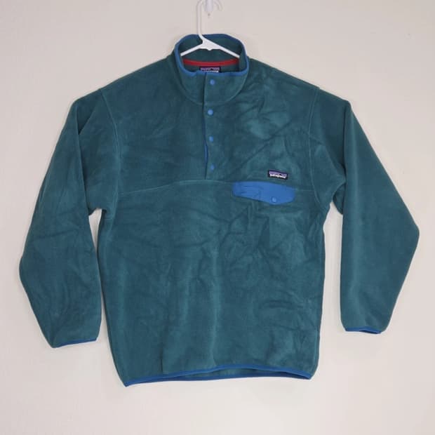 15FW 파타고니아 신칠라 스냅-T 에메랄드/블루