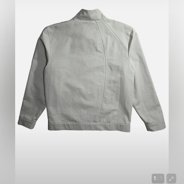 구매)EL CURVED JACKET WARM GRAY