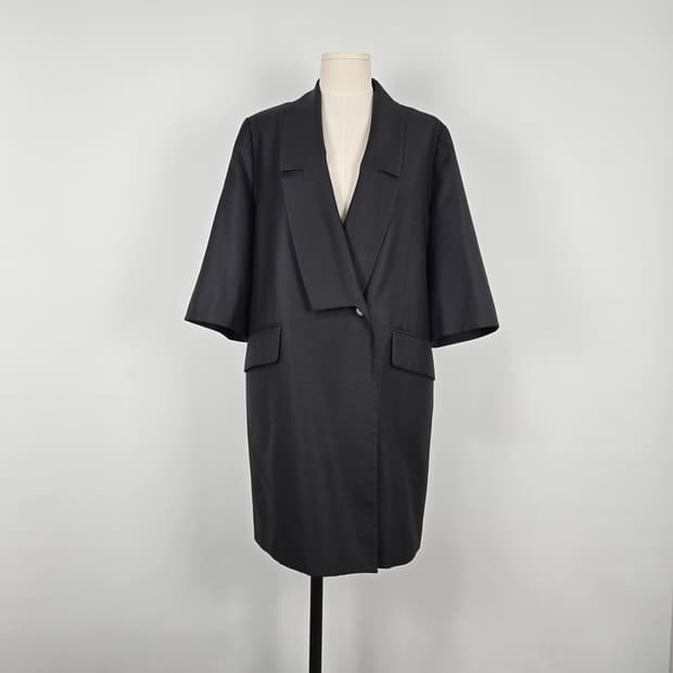 0833 GARU하프 슬리브 롱 자켓F