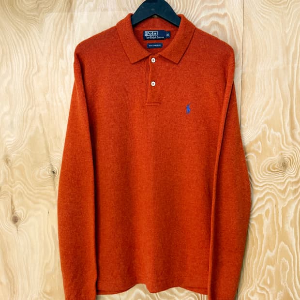 폴로랄프로렌 카라넥 울 니트