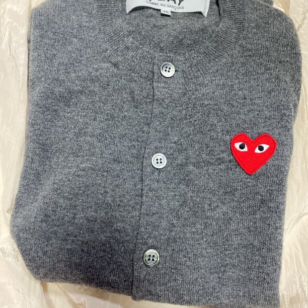 꼼데가르송 PLAY 가디건 XS