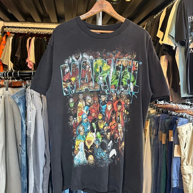 마블 Marvel 올스타 프린팅 티셔츠