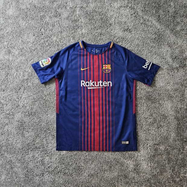 [무료배송] Nike 바르셀로나 메시 축구 유니폼