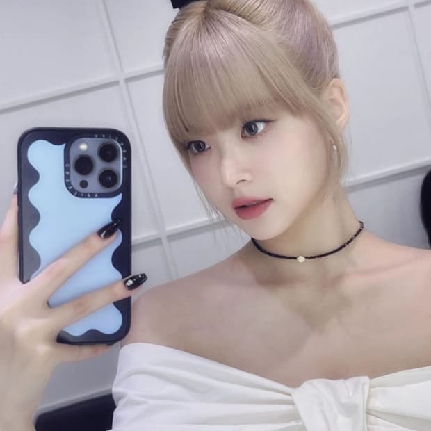 아이폰 14 프로 케이스티파이 케이스 르세라핌 홍은채 케이스