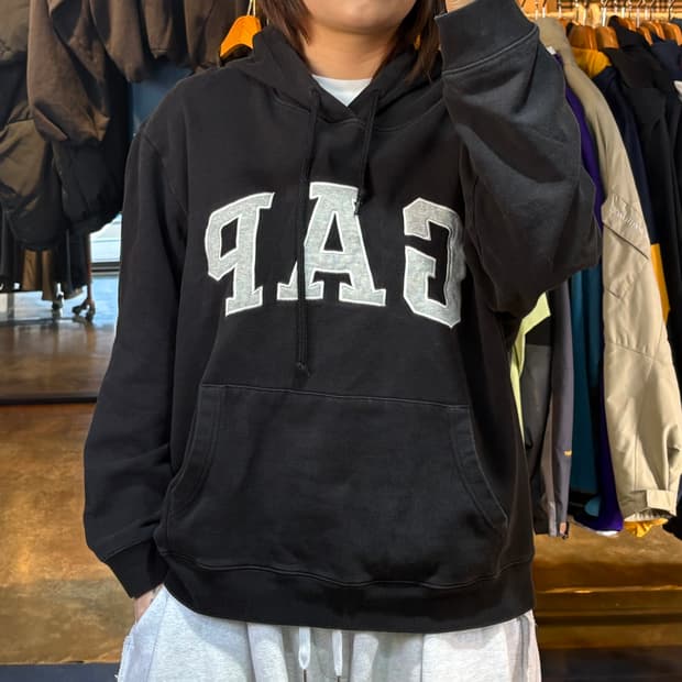 GAP 블랙 후드