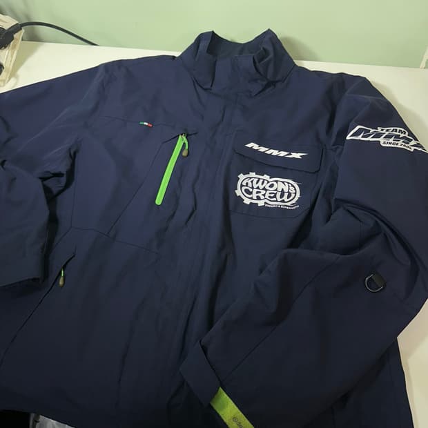 L-XL 로또 네이비 권스크루 KWON's CREW 바막자켓