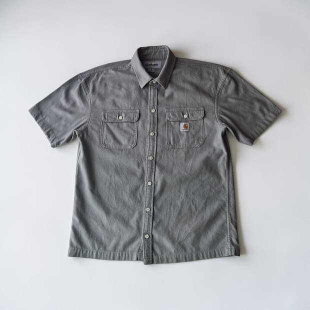 칼하트 면 오버핏 반팔셔츠 M