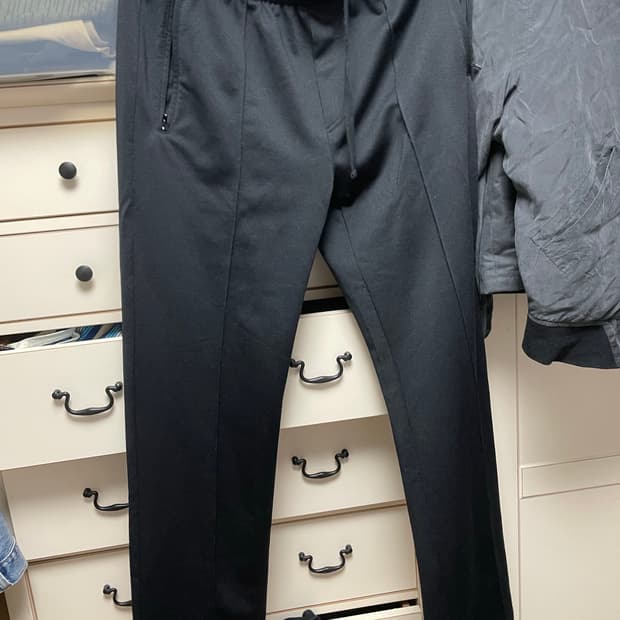 [M] sunflower track pants black