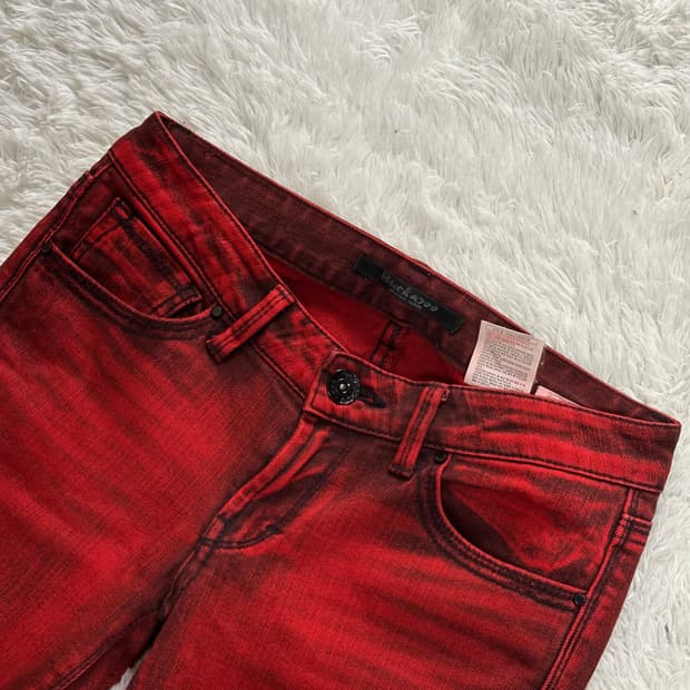 Buckaroo 레드 스키니진 26사이즈