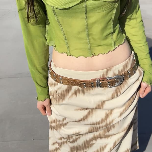 Green Mesh Top 그린 메쉬 탑