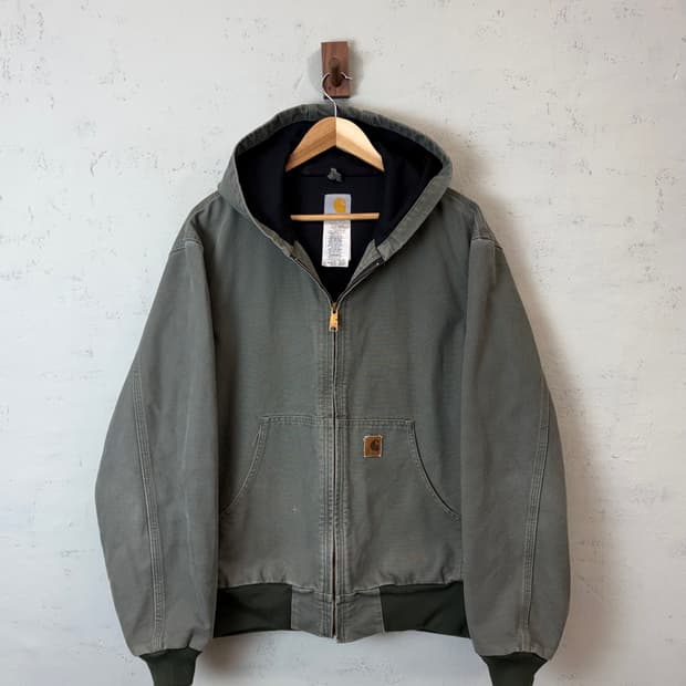 칼하트 오리지날 J208 모스 덕액티브 자켓