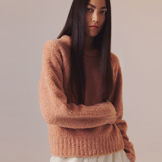 인사일런스 라운드 니트 / 여성 니트 / 여자 니트