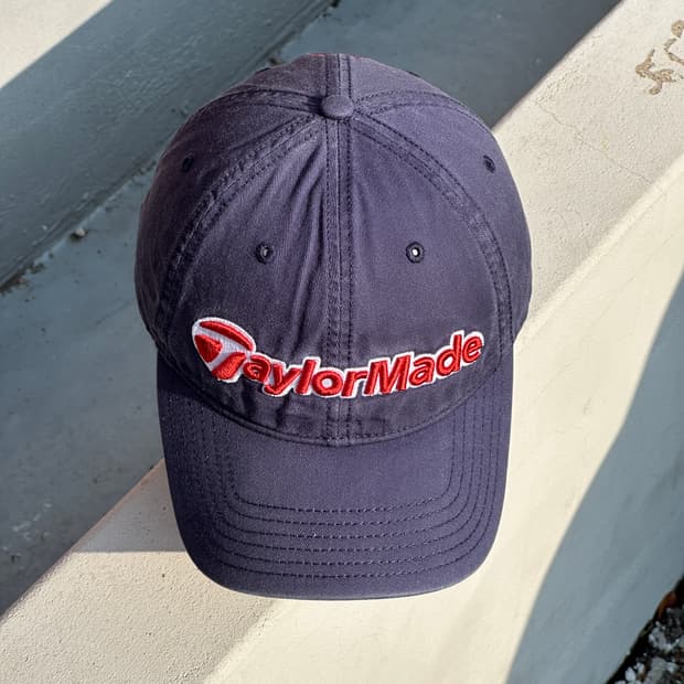 [F] 테일러메이드 로고 워싱 네이비 볼캡 모자 골프
