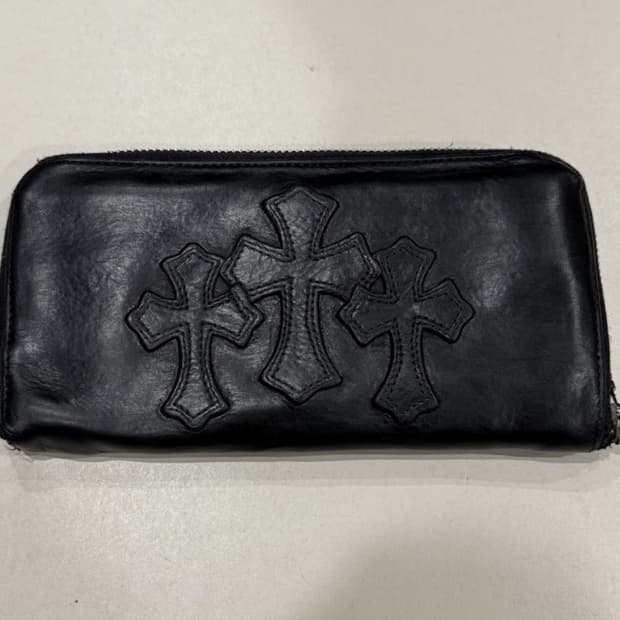크롬하츠 레더 패치 지갑