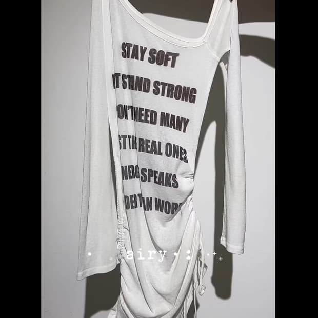 빈티지 아카이브 프린팅 미니 원피스 에어리샵 아이디빈티지 파우닝 오공이