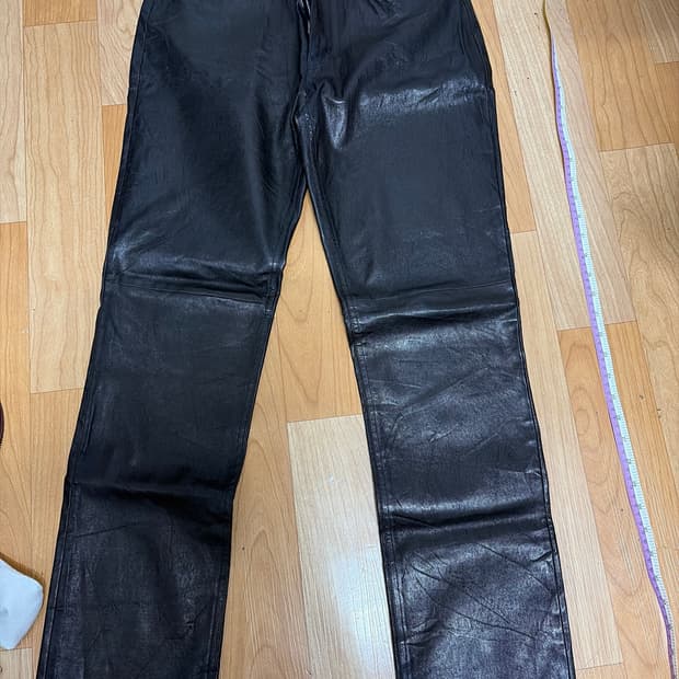 Vintage 레더 바지