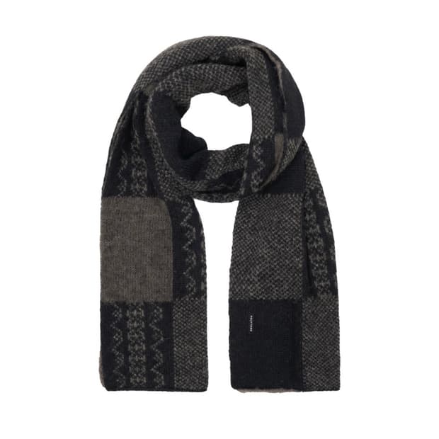 폴리테루 에스닉 패턴 머플러 체커보드