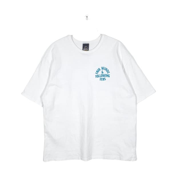 FRIZMWORKS 페어 윈즈 백프린팅 반팔티