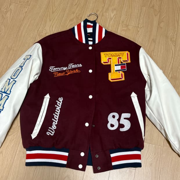 타미힐피거 바시티 자켓