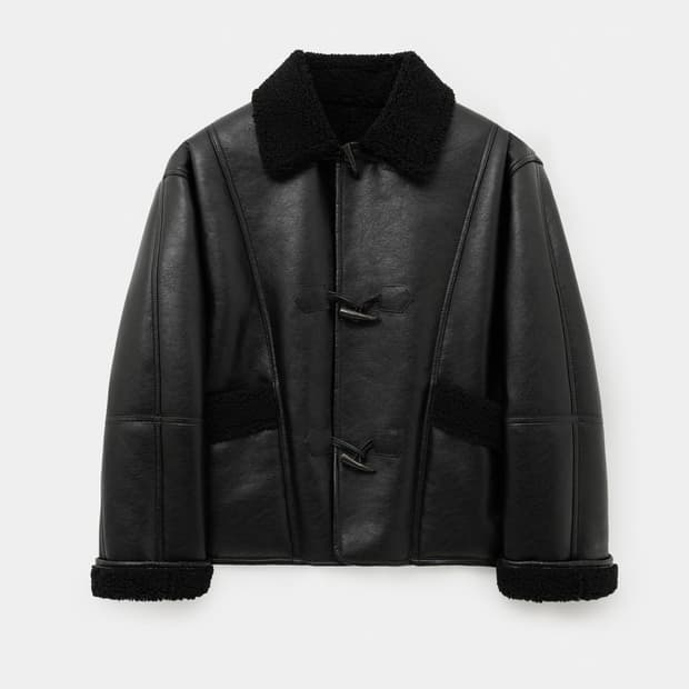 (택만 없는 새상품) 헬레네 파리스 토글 무스탕