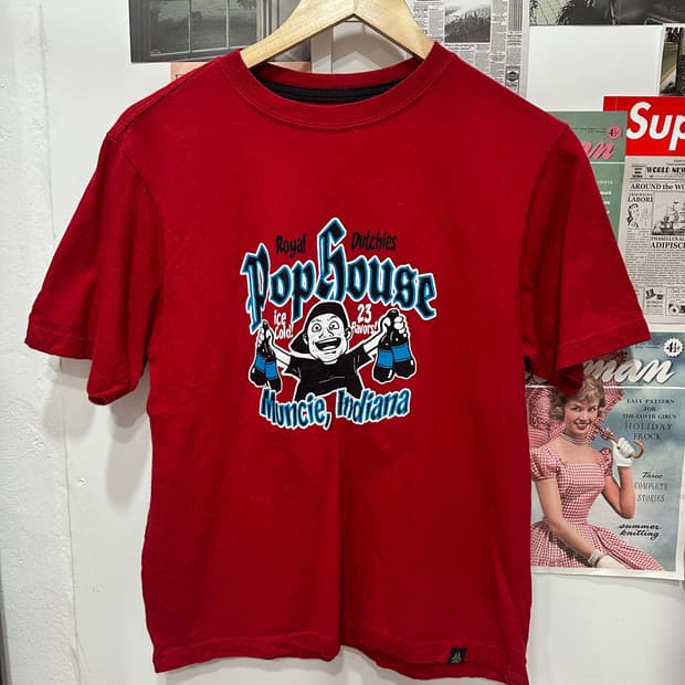 올드네이비 빈티지 팝하우스 프린팅 티셔츠M