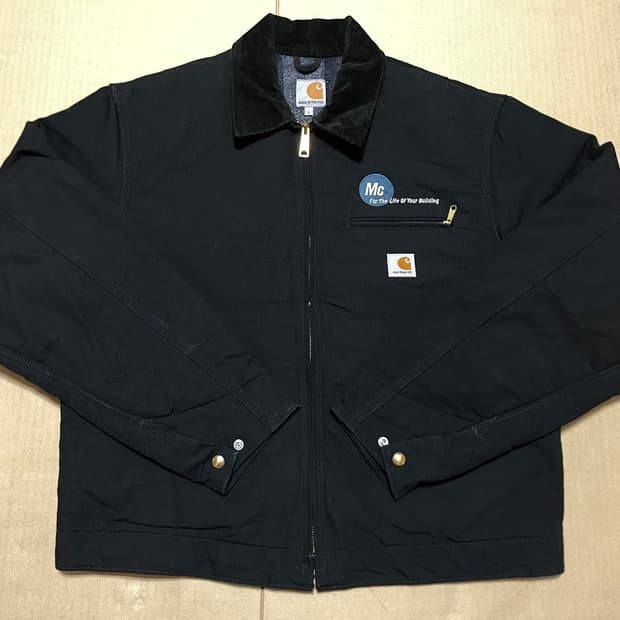 [L] 칼하트 디트로이트 자켓 J001 블랙 BLK 라지 