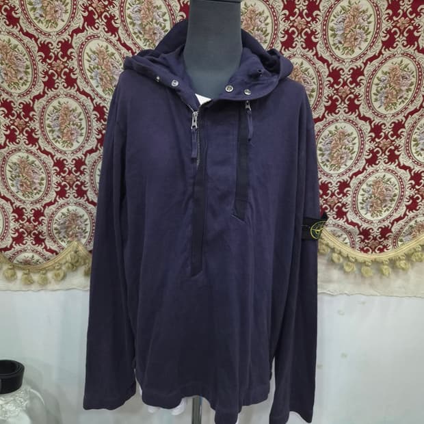 스톤아일랜드 2002S/S 스웻셔츠 풀집업 후디