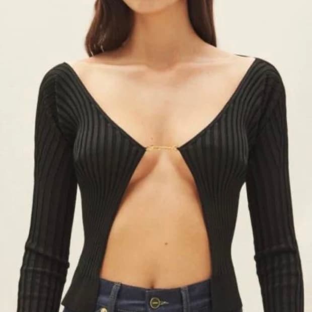 자크뮈스 jaquemus 프랄루 가디건 40 블랙