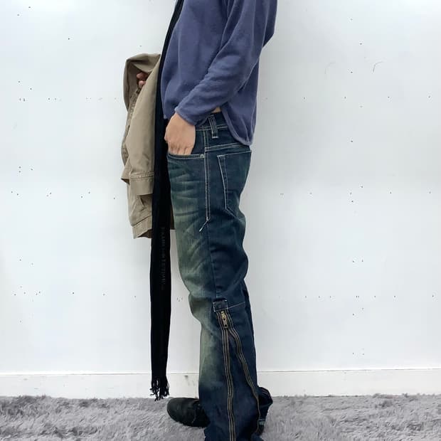 디젤 바이커 데님 팬츠