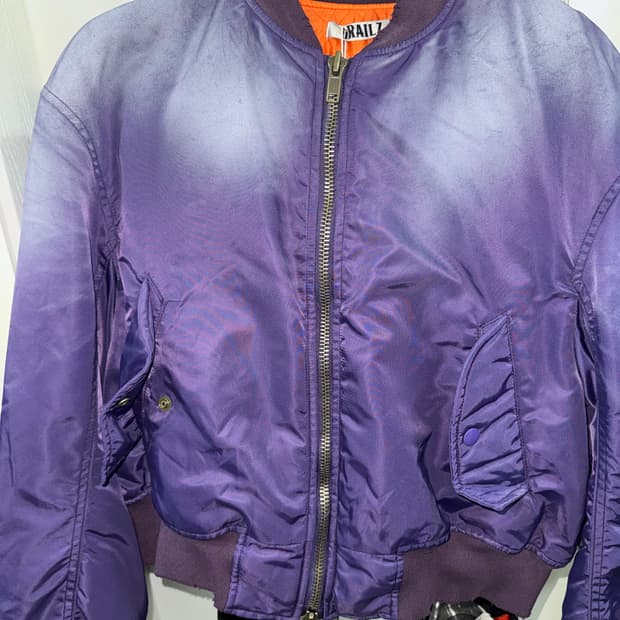 그레일즈 워시드 봄버 자켓 1size