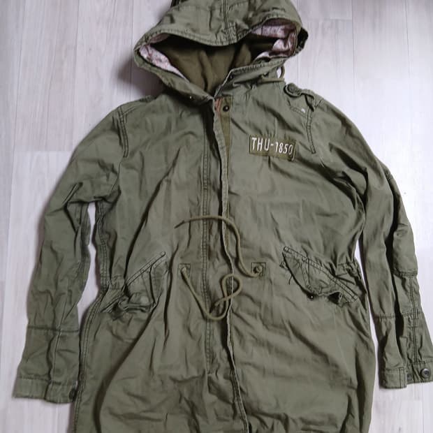 써스데이아일랜드 야상후드S