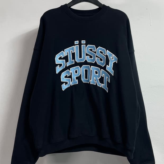 스투시 스포츠 릴렉스드 크루넥 워시드 맨투맨 (on.322)