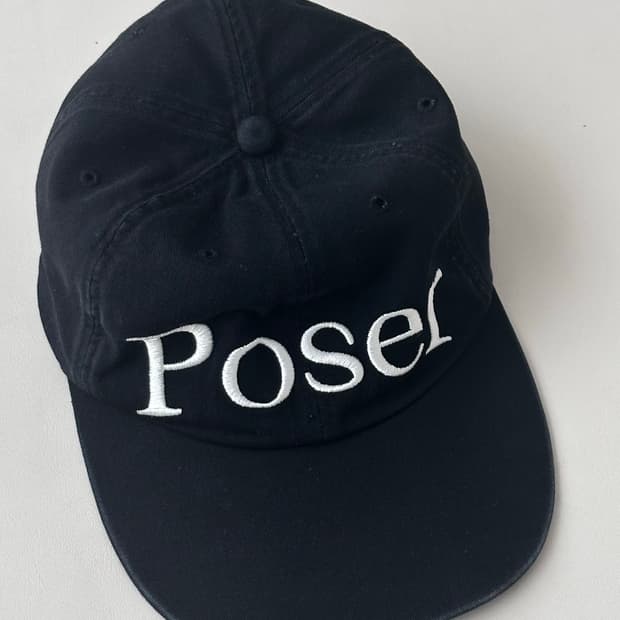 구보 poser 빈티지 볼캡 블랙