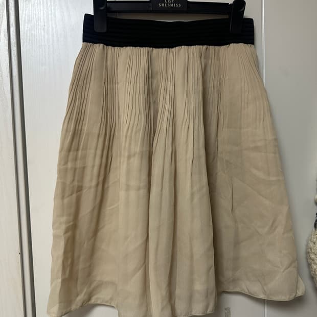 빈티지 베이지 스커트